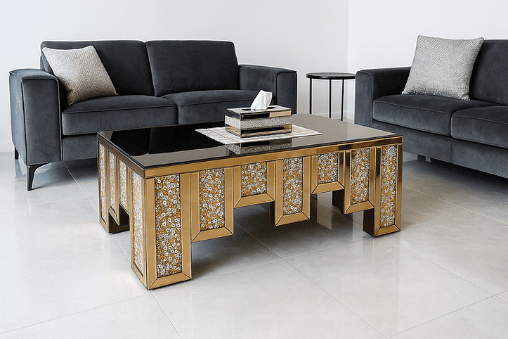Crystalline Mirrored Coffee Table - Image 5